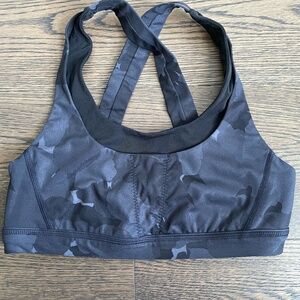 Lululemon Run Stuff Your Bra Coastal Camo Deep Navy 6